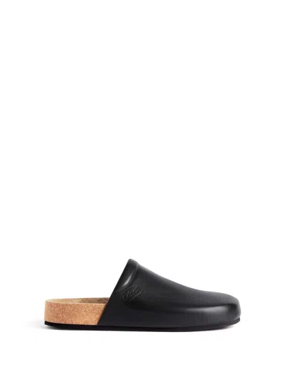 Balenciaga Black Calf Skin Sandals
