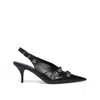 Balenciaga Cagole Slingback Pumps Women In Black