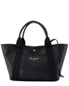 Balenciaga Black Calfskin Navy Revamp Small Shopper Bag, Never Carried  (authentic Pre-loved) In Black