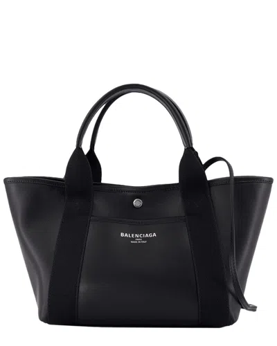Balenciaga Black Calfskin Navy Revamp Small Shopper Bag, Never Carried  (authentic Pre-loved)