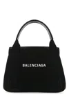 Balenciaga Women's Fabric Navy Cabas Xs Handbag