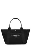 Balenciaga Borsa Shopping Biarritz Media In Tela Nera Donna