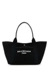 Balenciaga Borsa Shopping Biarritz Media In Tela Nera Donna In Black/black