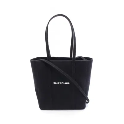 Pre-owned Balenciaga Black Canvas Tote Bag ()