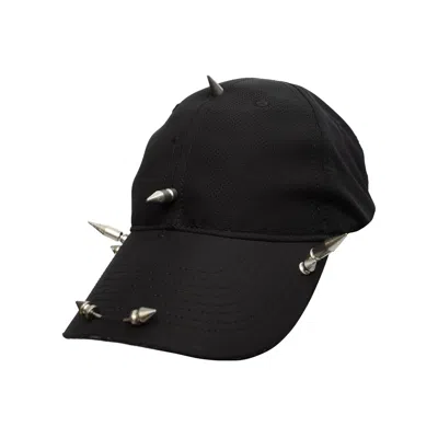 Balenciaga Black Cap With Spikes