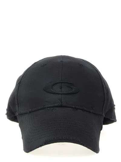 Balenciaga Black Cargo Sports Loop Icon Cap