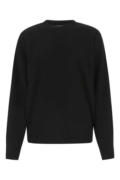 Balenciaga Black Cashmere Oversize Sweater In 1000