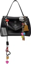 Balenciaga Black Charms Rodeo Large Bag In 1000 Black