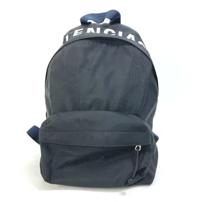 Pre-owned Balenciaga Black Cloth Backpack ()