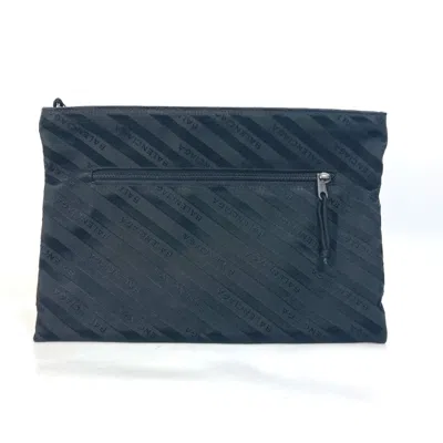 Pre-owned Balenciaga Black Cloth Clutch Bag ()