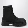 Balenciaga High-top Lace-up Chunky Sole Boots In Black