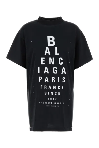 Balenciaga Extra Large Short-sleeved T-shirt In Black