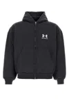 BALENCIAGA BLACK COTTON BALENCIAGA X UNDER ARMOURÂ® SWEATSHIRT