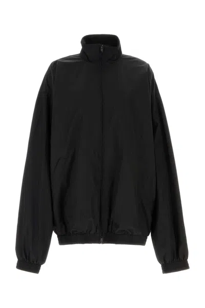Balenciaga Black Cotton Blend Jacket