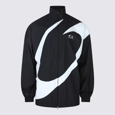 Balenciaga Black Cotton Casual Jacket