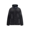 Balenciaga Hybrid Puffer Jackets Multicolor In Black