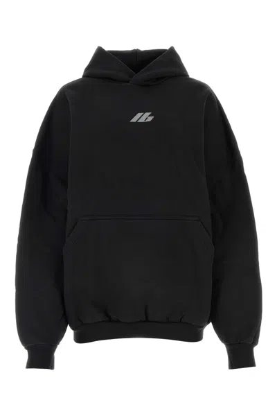 BALENCIAGA BALENCIAGA BLACK COTTON OVERSIZE SWEATSHIRT