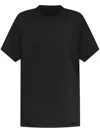 Balenciaga Black Cotton Oversized T-shirt In Black
