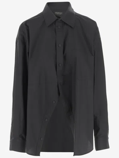 Balenciaga Black Cotton Shirt