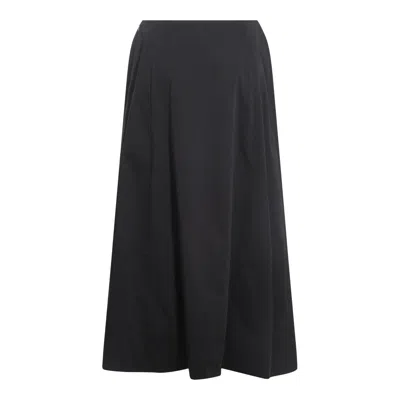 Balenciaga Black Cotton Skirt