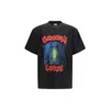 Balenciaga Cotton Salon De Couture Gothic T-shirt In Black