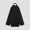 Balenciaga Suspended Cotton Poplin Dress In Black