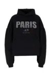 Balenciaga Women's Cotton Sweatshirt In Black