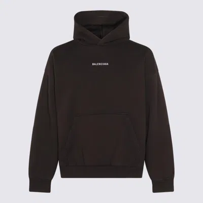 Balenciaga Black Cotton Sweatshirt