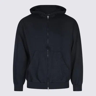 BALENCIAGA BALENCIAGA BLACK COTTON SWEATSHIRT