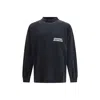 Balenciaga Oversized Logo-print Cotton-jersey T-shirt In Black