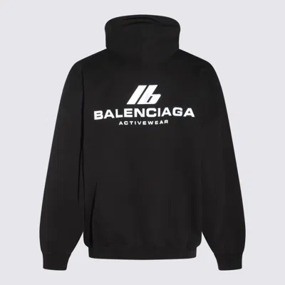 Balenciaga Black Cotton Sweatshirt