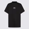 Balenciaga High-neck T-shirt In Black