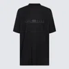 BALENCIAGA BLACK COTTON T-SHIRT