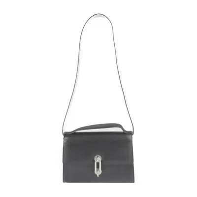 Pre-owned Balenciaga Black Cream Leather Handbag Shoulder Bag () In Black, Cream