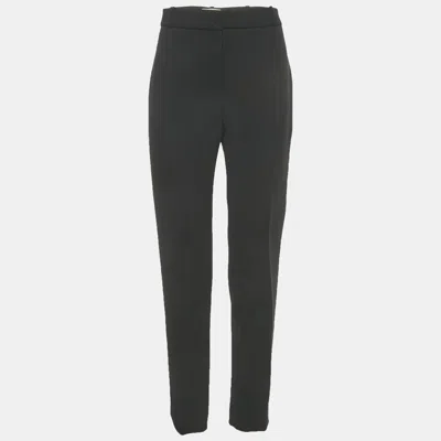 Pre-owned Balenciaga Black Crepe Tailored Trouser M