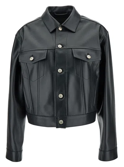 BALENCIAGA BLACK CROPPED JACKET