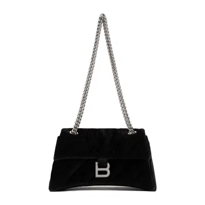 Balenciaga Black Crush Chain S Handbag For Women
