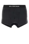 Balenciaga Black Cut Off Brief Skirt In Black