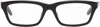 Balenciaga Black Daily Rectangular Glasses In Black