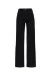 Balenciaga Flared Leg Jeans With Pockets And Loops In Black