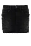 Balenciaga Urban Style Skirt With Pockets And Loops In Black