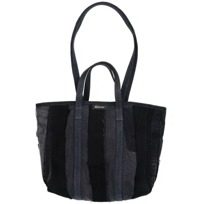 Pre-owned Balenciaga Black Denim Tote Bag ()