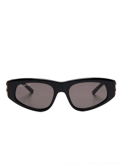 Balenciaga Black Dynasty D-frame Sunglasses