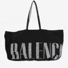 Balenciaga Black East-west Large Tote In Black