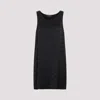 Balenciaga Abito Stile Canotta Bb Monogram Da Donna In Nero In Black