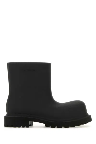 BALENCIAGA BALENCIAGA BLACK EVA STEROID ANKLE BOOTS