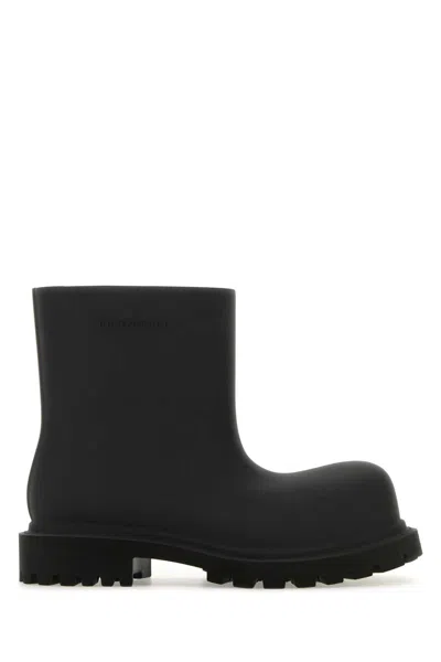 Balenciaga Black Eva Steroid Ankle Boots