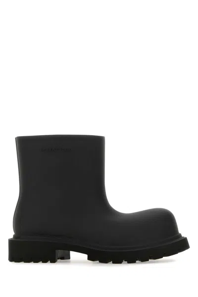 Balenciaga Black Eva Steroid Ankle Boots