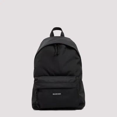 BALENCIAGA MEN BLACK EXPLORER BACKPACK, ONESIZE LUXURY BACKPACKS FOR MEN DARVEYS