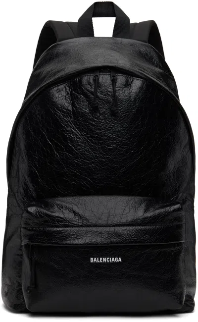 Balenciaga Black Explorer Backpack